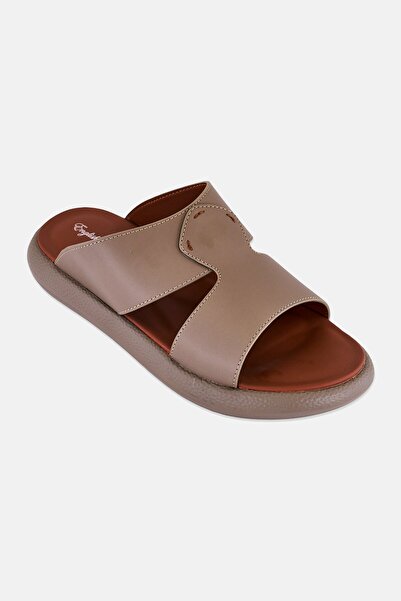 English Laundry Men Slip On Arabic Sandals, Khaki