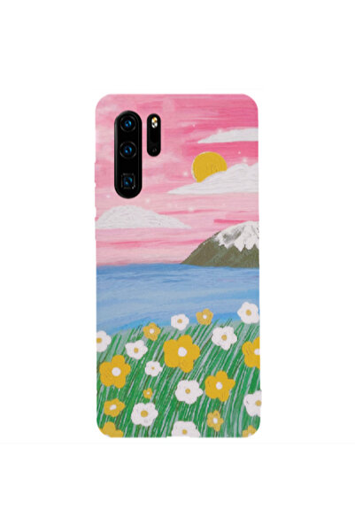 Other Huawei P30 Pro Sun and Flowers Transparent Silicone TPU Θήκη