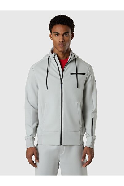 North Sails Regular Fit Scuba Hooded Full Zipper Men's Cotton Sweatshirt