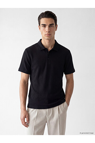 LC Waikiki Vizyon New Season Polo Collar Knitwear Men's T-Shirt