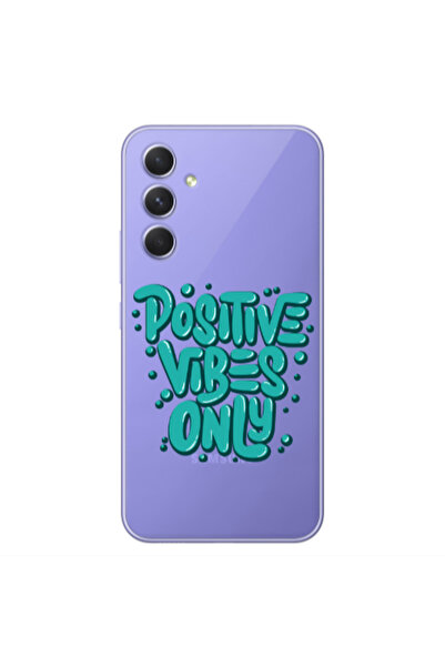 Other Samsung A36 Positive Vibes Only Transparent Silicone TPU Θήκη