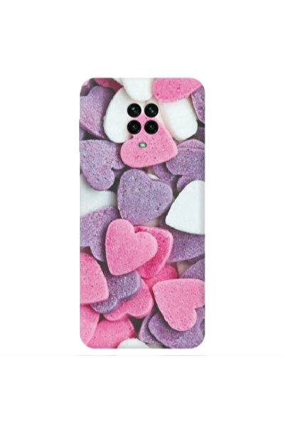 Other Xiaomi Redmi Note 9S Sponge Hearts Transparent Silicone TPU Θήκη