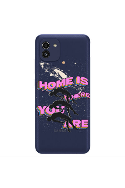 Other Samsung A03 Home Is Where Transparent Silicone TPU Θήκη