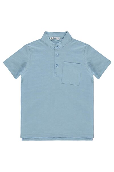 Civil Boys Tricou cu buzunar pe o singură parte pentru copii de 10-13 ani - A...