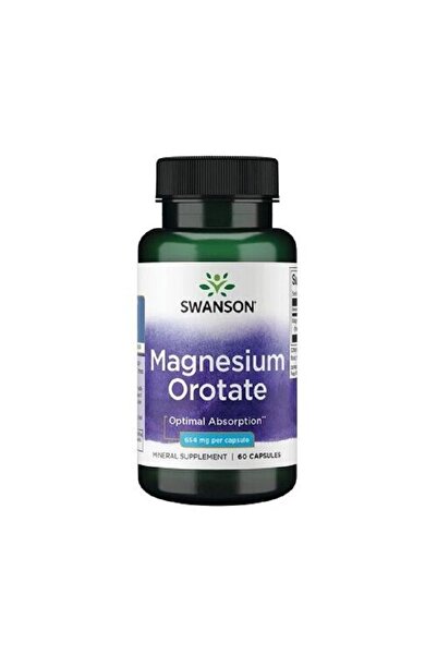 SWANSON Magnesium Orotate 654mg. 60 Capsule -