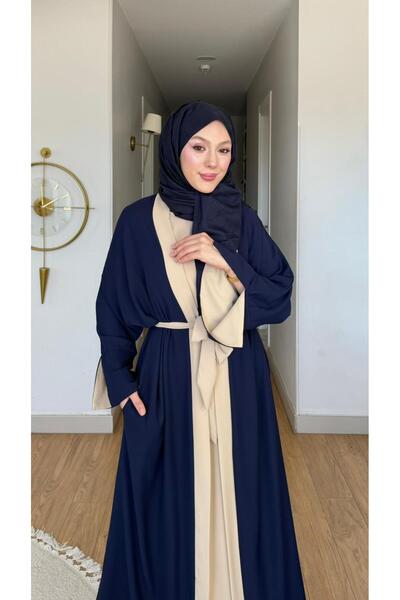 NİLNUR MODA New Season Noor Abaya 2 Pieces with Belt