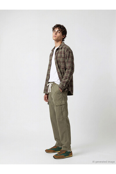 LC Waikiki Nevavm Comfortable Fit Men's Cargo Pants with Difference