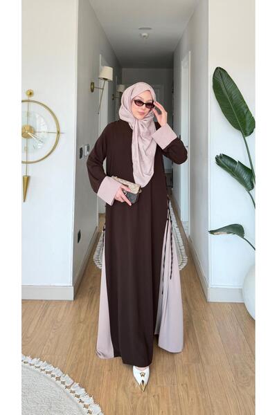 NİLNUR MODA Yeni Sezon Ahenk Abaya Tek Parça