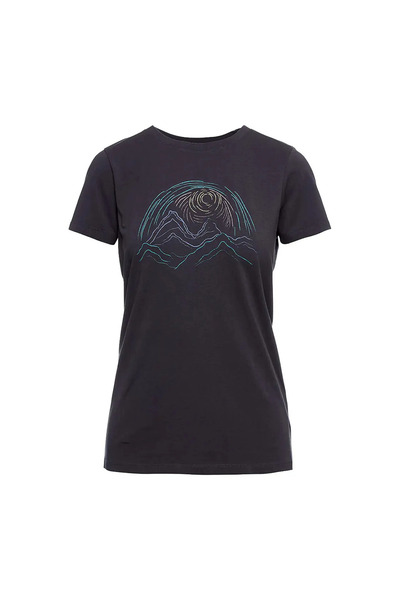 BLACK DİAMOND WOMEN'S SUMMIT SCRIBBLE T-SHIRT - رمادي - XS