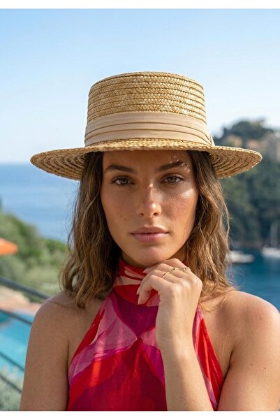 LAGRANZE Wide-Brimmed Women's Straw Hat