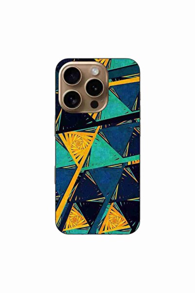 OEM Husa compatibila cu Apple iPhone 16 Pro Silicon Gel Tpu Model Abstract Prism
