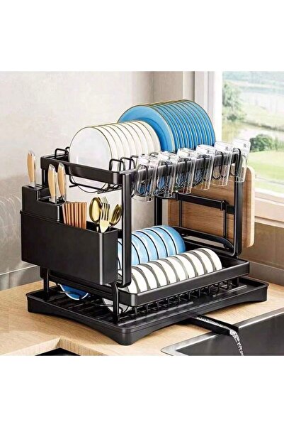Afaq Stainless Steel Dish and Cup Drying Organizer