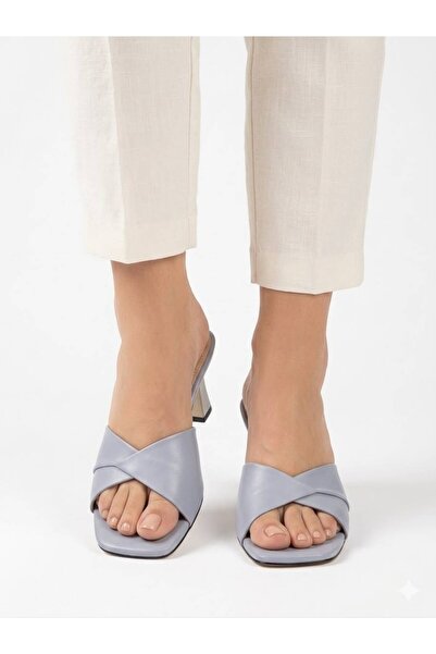 ZAPO Thin Heeled Slippers
