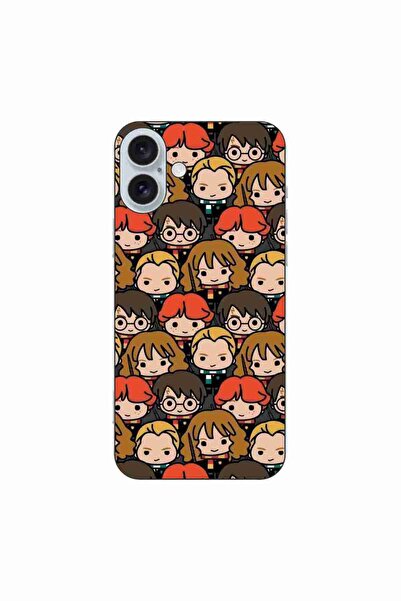 OEM Калъф, съвместим с Apple iPhone 16 Plus, от силиконов гел TPU, с десен Ха...