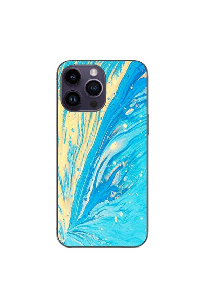 OEM Husa compatibila cu Apple iPhone 14 Pro Max Silicon Gel Tpu Model Aqua Bloom