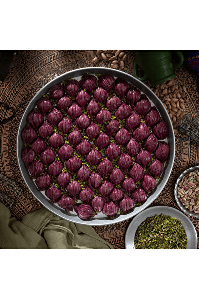 Kervan Baklava FISTIKLI MOR MİKS ( 3 KG TEPSİ)