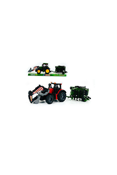 PlayFun Tractor Jucărie Fermă Funcțional Detașabil Plastic Cadou Băieți