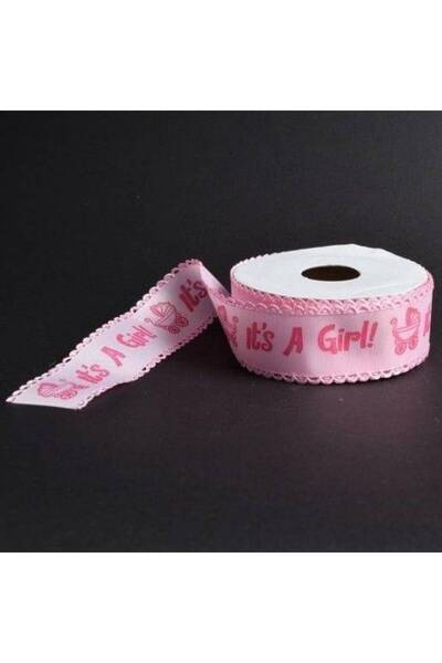 OEM Panglica Satin It's a Boy/It's a Girl 3.5cm/9.5m Roz