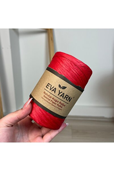 rüya hobi Eva Yarn Natural Kağıt Rafya 150 gram 230 metre Yerli Yumuşak Rafya