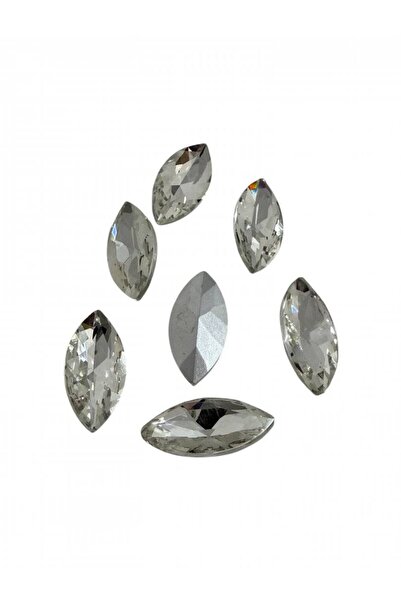 OEM Crystal Beads Rhombic 100/ Top Bottom Set 7x15 mm