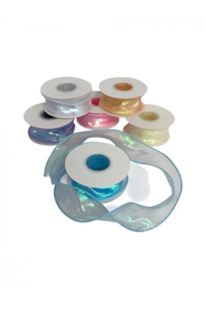 OEM Decorative Chiffon Ribbon Iridescent Salmon
