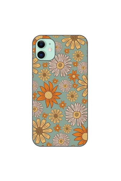 OEM Husa compatibila cu Apple iPhone 11 Silicon Gel Tpu Model Vintage Meadow