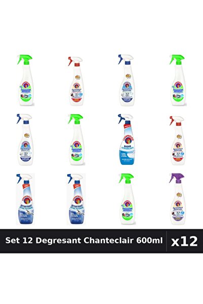Chanteclair Set 12 Degresant Universal 600ml - Bicarbonat, Extra Puternic, Ex...