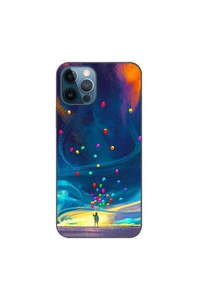 OEM Husa compatibila cu Apple iPhone 12 Pro Max Silicon Gel Tpu Model Baloane...
