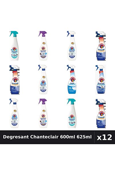 Chanteclair Set 12 Degresant Universal 600ml 625ml - Lavanda, Bicarbonat, Ant...