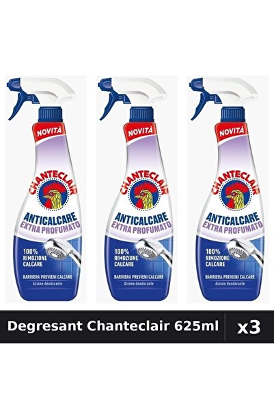 Chanteclair Set 3 Degresant Universal 625ml - Extra Parfumat, Anticalcar