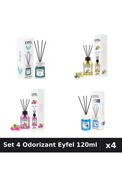 Eyfel Set 4 Odorizante Camera Betisoare, Angel, Cool Water, Mana Maicii Domnu...
