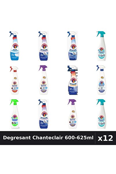 Chanteclair Set 12 Degresant Universal 600-625ml - 10 Arome Asortate - Curate...