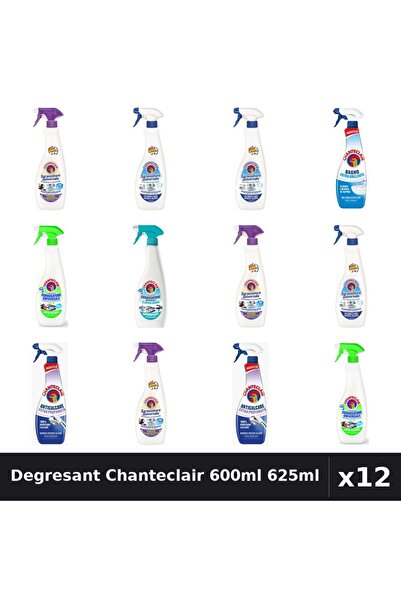 Chanteclair Set 12 Degresant Universal 600ml 625ml - Bicarbonat, Lămâie, Lava...