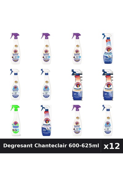 Chanteclair Set 12 Degresant Universal 600-625ml - Lavanda, Bicarbonat, Lămâi...