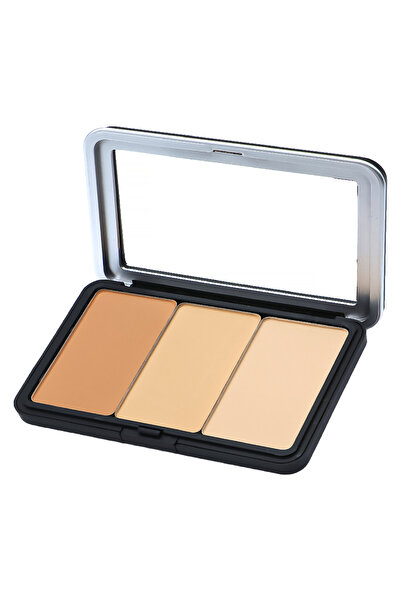 Moda Beauty Triple Face Powder - Smooth Finish and Buildable Coverage Face Po...