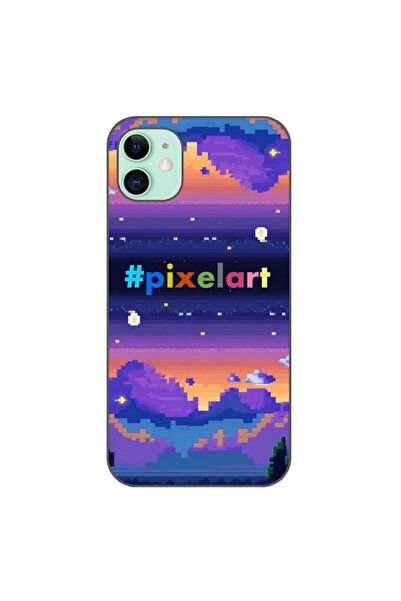 OEM Θήκη συμβατή με Apple iPhone 11 από σιλικόνη gel TPU με σχέδιο Pixel Art ...