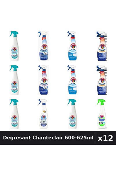 Chanteclair Set 12 Degresant Universal 600-625ml - Anti-Miros, Bicarbonat, Lă...