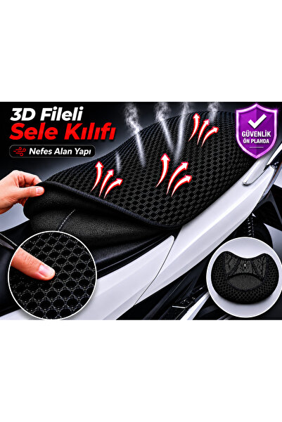 Vi Caro Rutec R9 50 Husă pentru șa motocicletei Husă pentru șa cu plasă 3D Pr...
