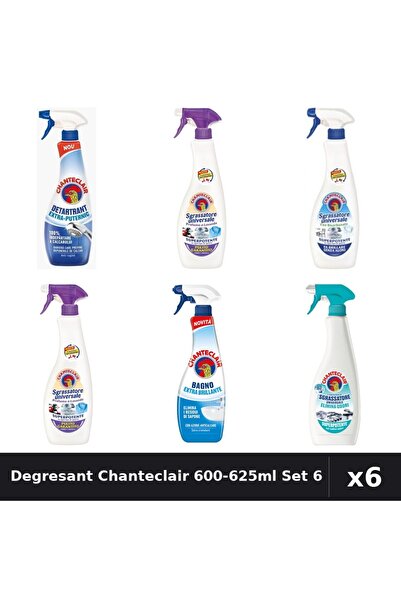 Chanteclair Set 6 Degresant Universal 600-625ml - Lavanda, Bicarbonat, Mosc Alb