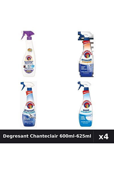 Chanteclair Set 4 Degresant Universal 600ml-625ml - Mosc Alb, Anticalcar, Det...