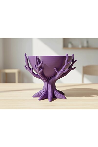 OEM Decorative Bowl with Tree Trunk Stand