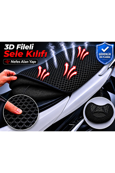 Vi Caro For Suzuki Avenis 125 Motorcycle Seat Cover 3D Mesh Seat Cover Breath...