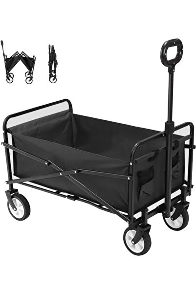 TAPIT Foldable Utility Vehicle, Multi Use Utility Cart with Wheels, Rolling B...