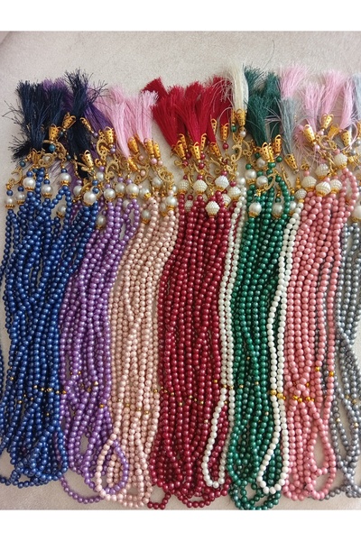 Pervin Ablacım 99-Piece Prayer Beads with Tassels, High Quality, 3 Pieces Are...