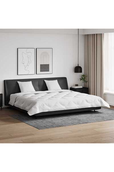 vidaxl Χειμερινό Παπλωματοθήκη με μαξιλάρι 3 pcs Λευκό Μικροΐνες