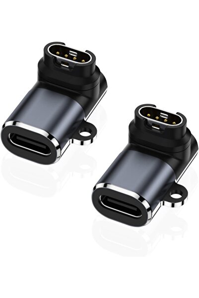 O Ozone Type C Watch Charger Adapters (2 Pack)For Garmin Fenix 7/7S/7X/6/6X/6...