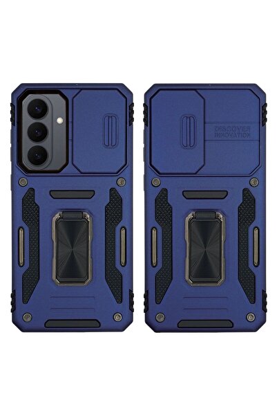 Sonique Θήκη Ring Armor CamShield για Samsung Galaxy S26 Plus Μπλέ