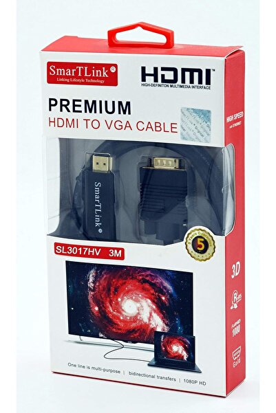 Smartlink PREMIUM HDMI TO VGA CABLE 3 M