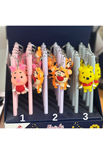 Misyon Figürlü Jel Tükenmez Kalem Winnie The Pooh Karakterler