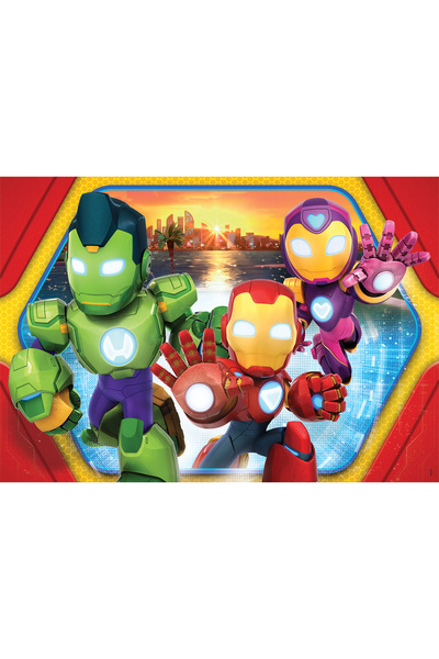 CLEMENTONI Παζλ Super Color Maxi Iron-Man And His Awesome Friends 24 τμχ